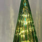 Light Green Glass Christmas Tree Cone-Shaped