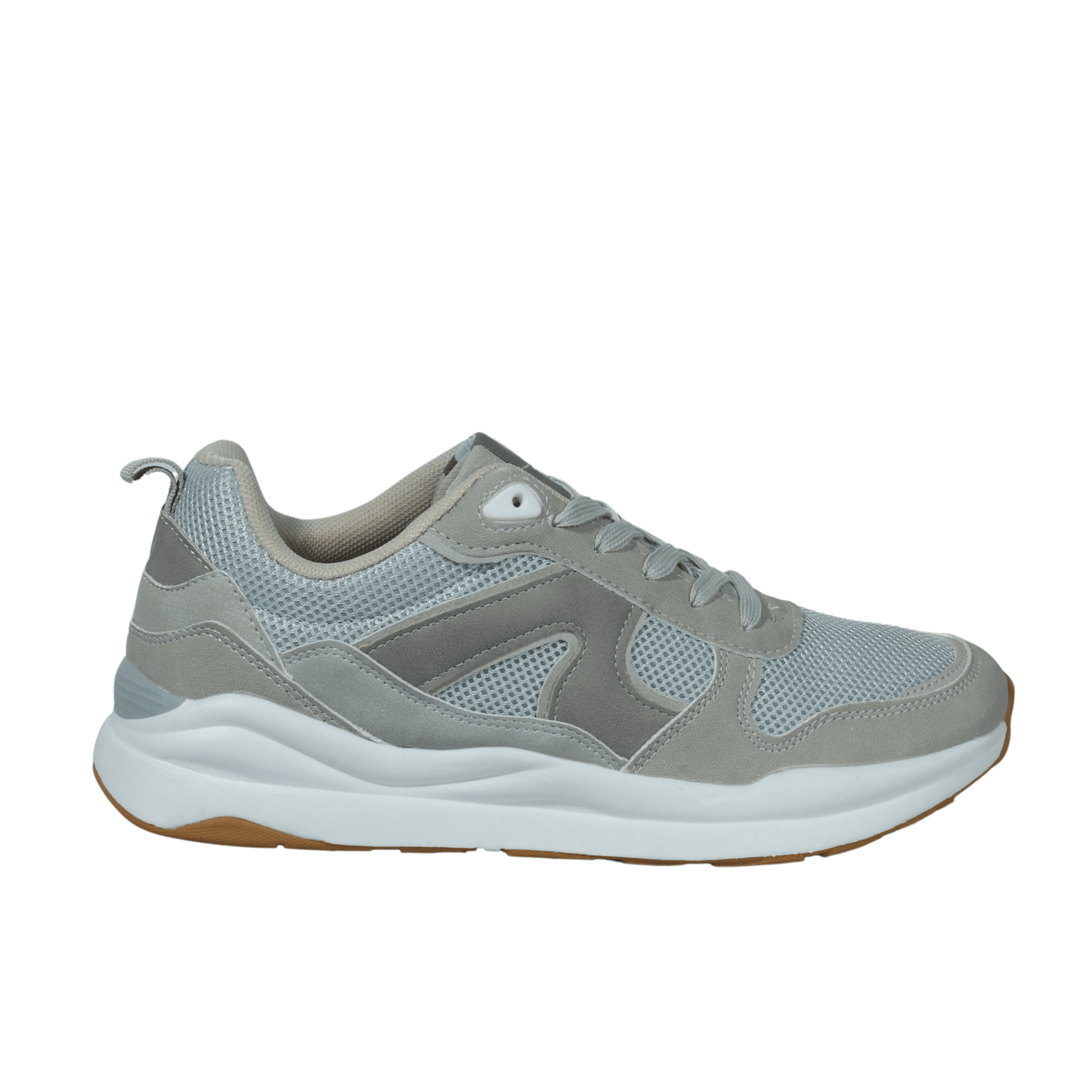 SAFETY JOGGER Mens Shoes 41 / Grey SAFETY JOGGER - Textured Lace-Up Sneakers