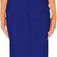 SARIN MATHEWS Womens Dress M / Blue SARIN MATHEWS - One Shoulder Ruched Bodycon Dress