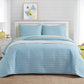 SCOUT HOME Comforter/Quilt/Duvet Twin / Blue SCOUT HOME - Check Out Quilt 2 Piece Set