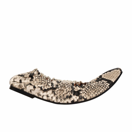 SEE BY CHLOE Womens Shoes 37 / Multi-Color SEE BY CHLOE - Women's Jane Snake Embossed Ballet Flats