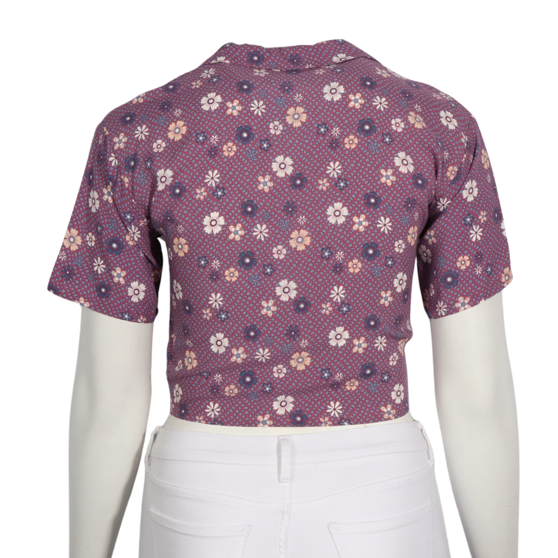 SELFIE Womens Tops SELFIE - Printed Flowers All Over