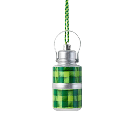 WONDERSHOP - Plaid Thermos Christmas Tree Ornament