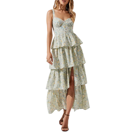 ASTR - Midsummer Tiered Floral Print Dress