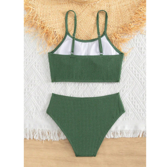 SHEIN - Kids - Tween Solid Bikini Set