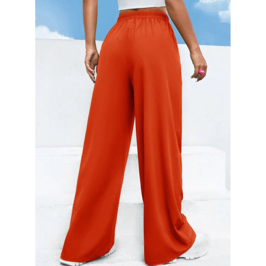 SHEIN - EZwear Solid High Waist Wide Leg Pants