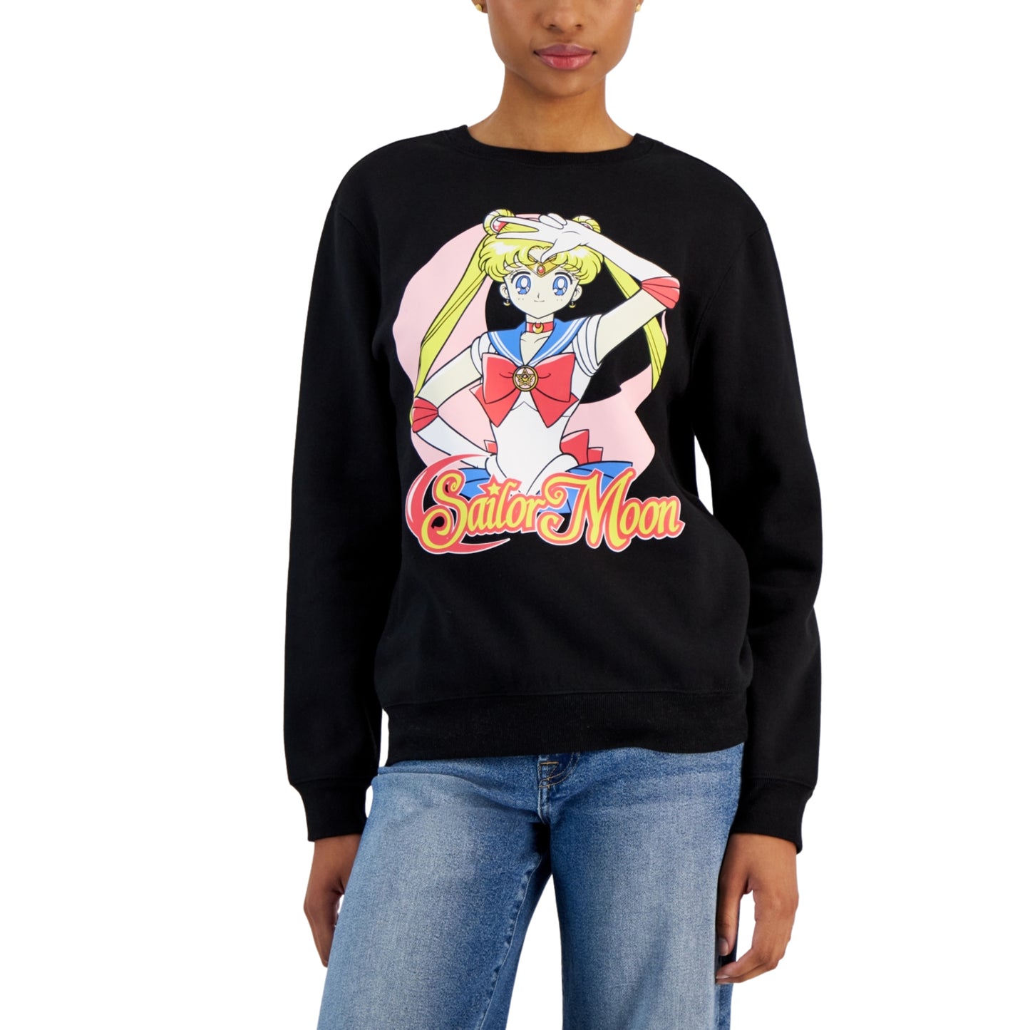 SAILOR MOON - Crewneck Graphic Pullover Sweatshirt