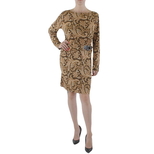 RALPH LAUREN - Paisley Knee Sheath Dress