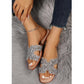 SHEIN - Sparkly Strappy Slipper