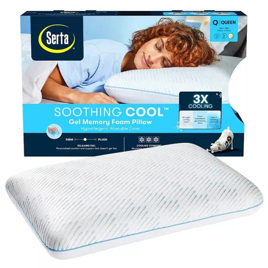 SERTA Pillows SERTA - Soothing Cool Gel Memory Foam Pillow