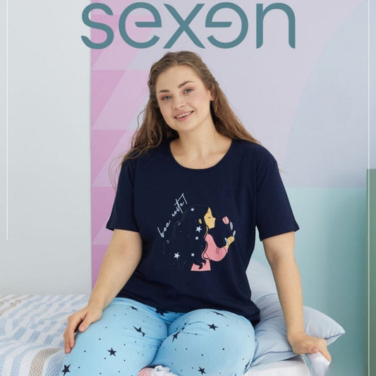 SEXEN Womens Pajama SEXEN - Graphic Printed Pajama Set