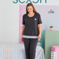 SEXEN Womens Pajama SEXEN - Luxe Short-Sleeve Top &  Pants Pajama Set