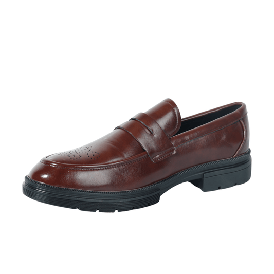 SHEIN Shein Mens Shoes 44 / Brown SHEIN - Faux leather loafers