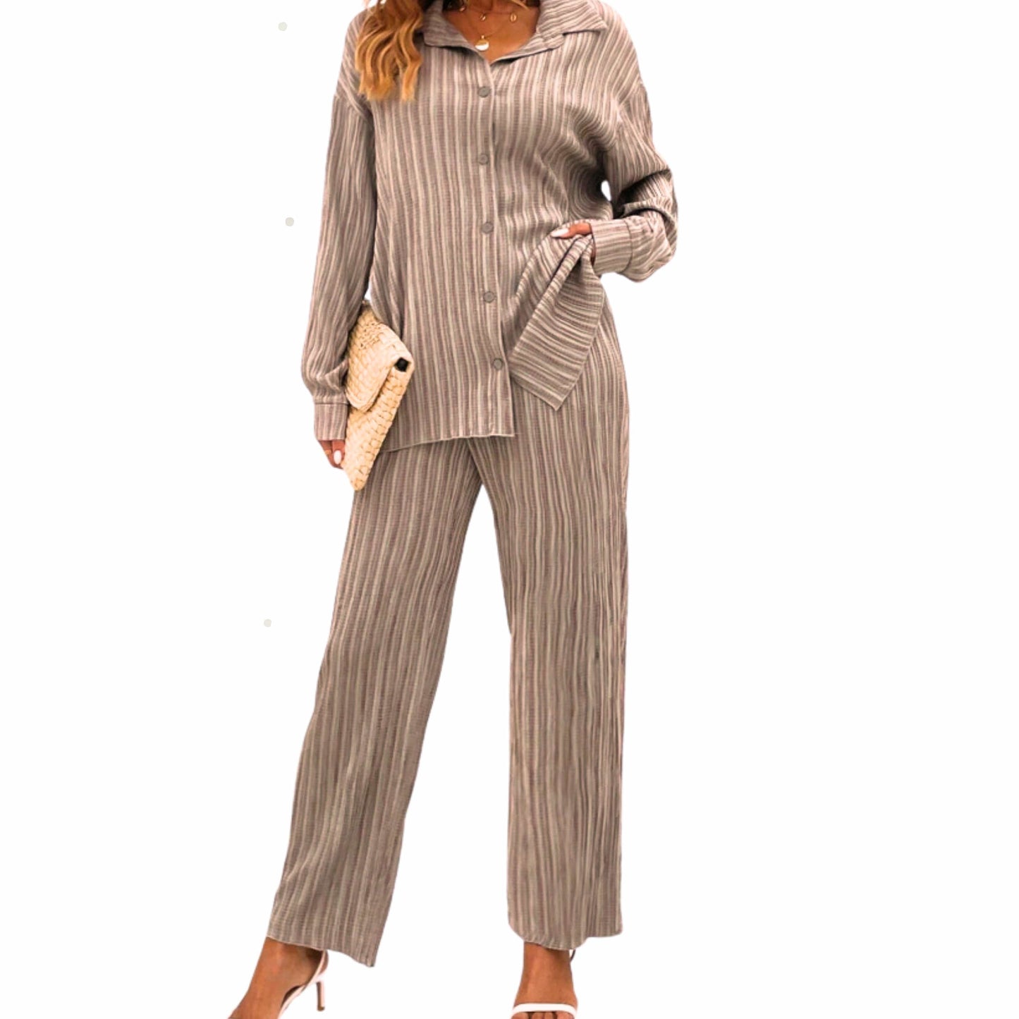 SHEIN Shein Women Sets SHEIN - Wildara 2pcs Women Office Business Suit