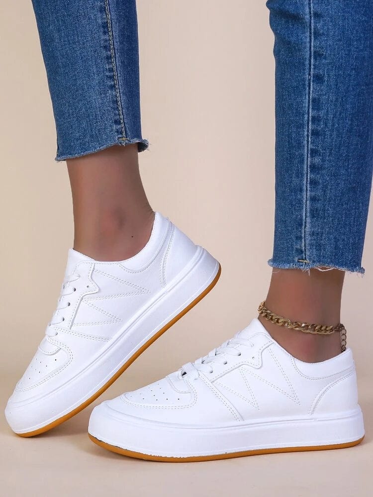 SHEIN Shein Womens Shoes 40 / White Casual Outdoor Sneakers