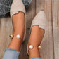 SHEIN Shein Womens Shoes 40 / Beige SHEIN - Faux suede flats