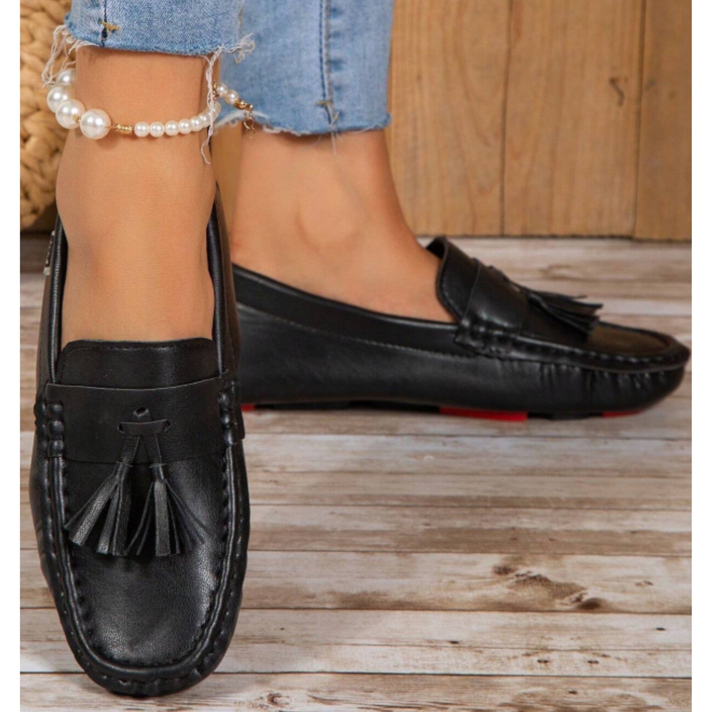 SHEIN Shein Womens Shoes 40 / Black SHEIN - Penny Loafer