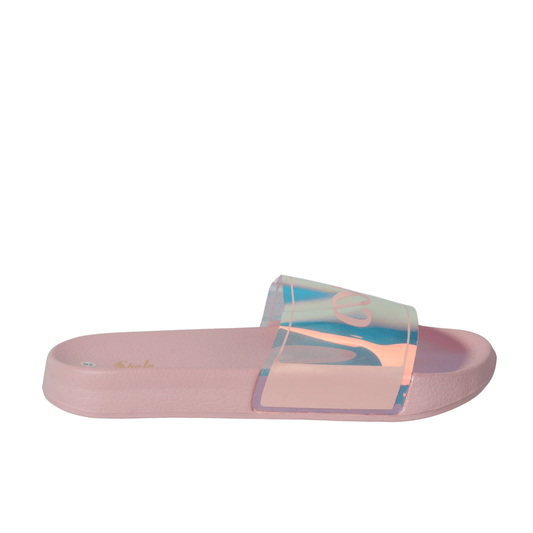 SHEIN Shein Womens Shoes 36 / Pink SHEIN - Summer Cool Girl Printed Slipper