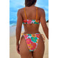 SHEIN Shein Womens Swimwear L / Multi-Color SHEIN - Floral Print Bikini Set 2 Piece Bathing Suit