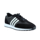 SILPA Mens Shoes 43 / Black SILPA - Striped Lace Up Sneakers