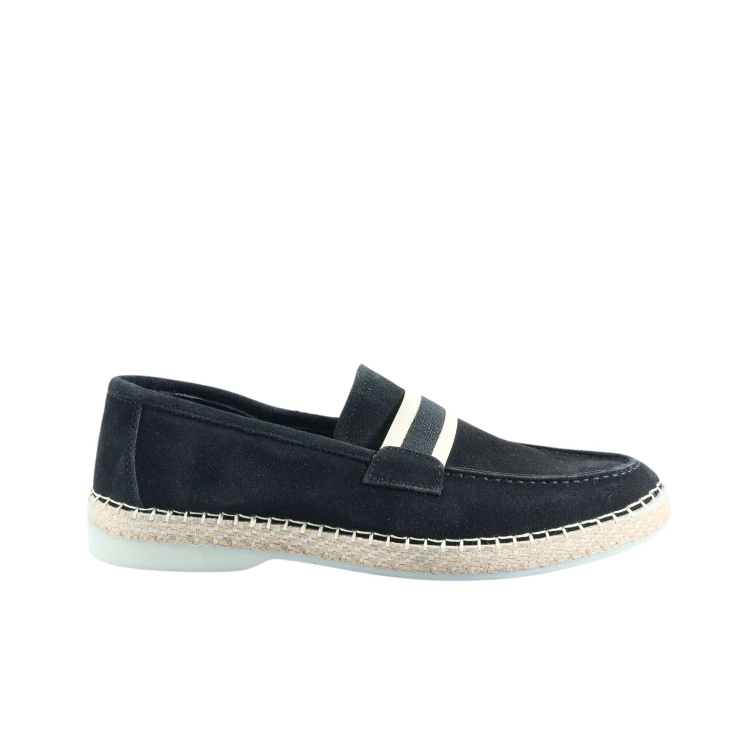 SILPA Mens Shoes 42 / Black SILPA - Suede Loafers Espadrilles