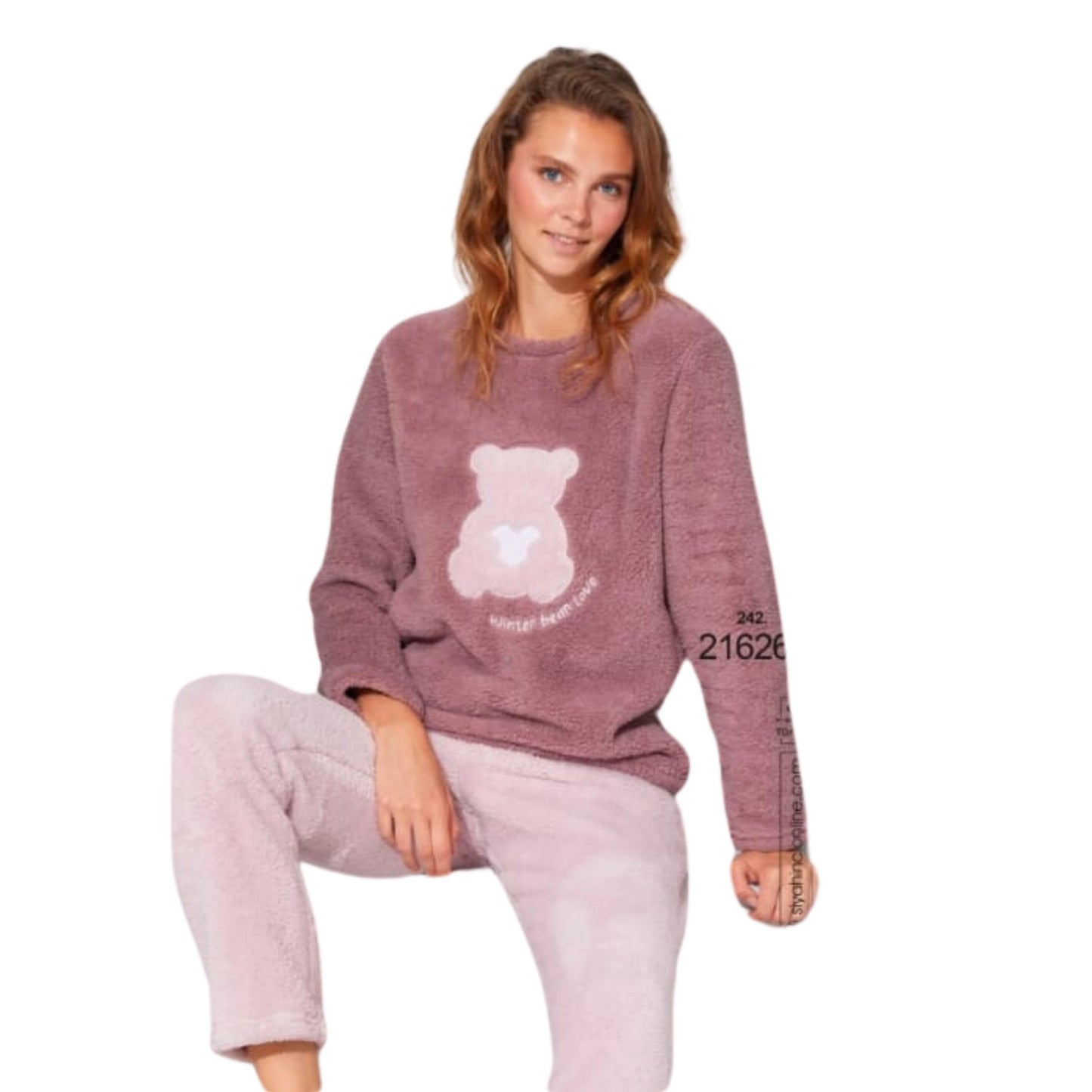 SIYAH INCI Womens Pajama SIYAH INCI - Graphic Pajama Set