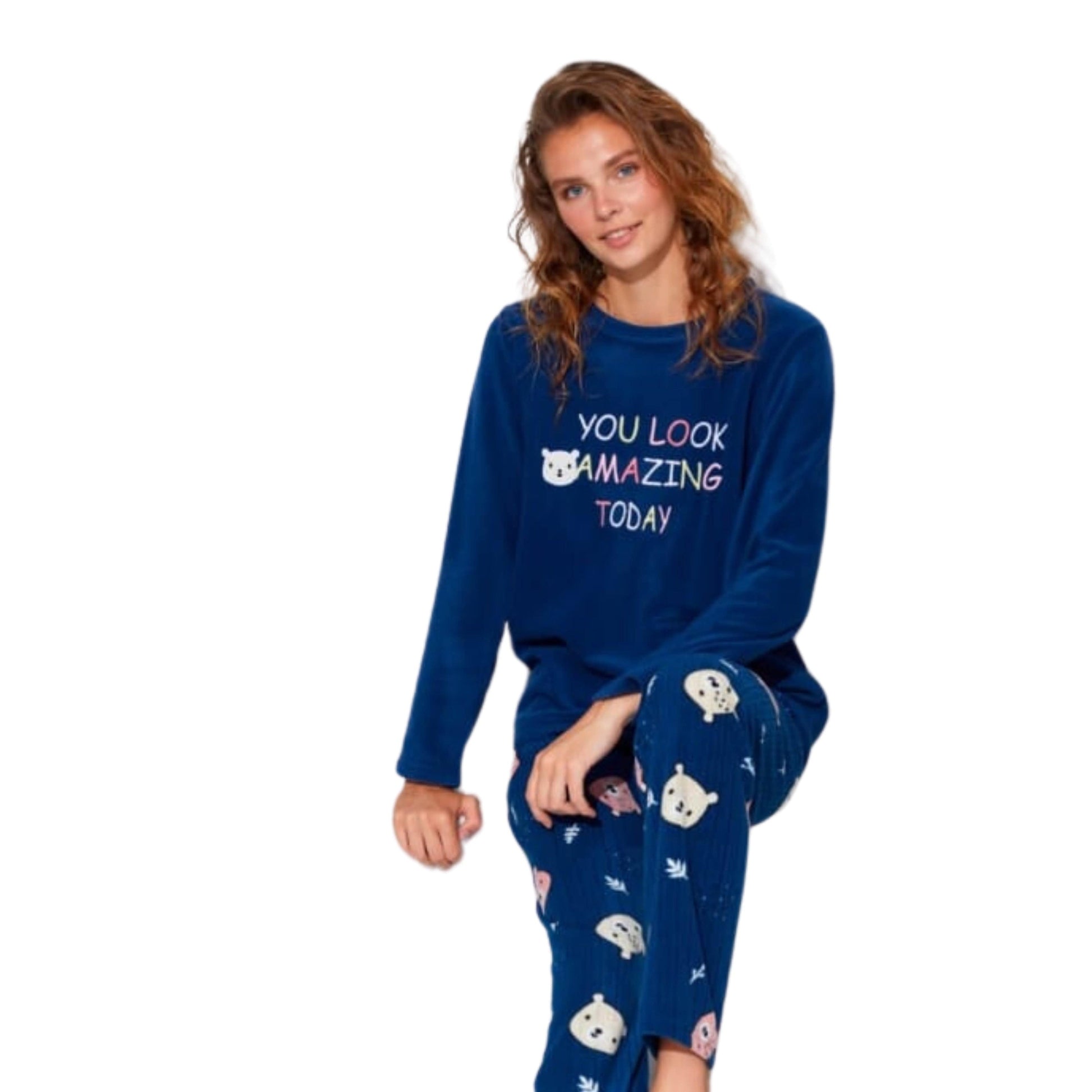 SIYAH INCI Womens Pajama SIYAH INCI - You Look Amazing Today Pajama Set