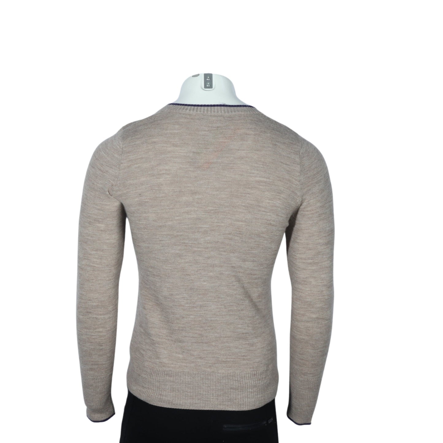 SMART WOOL Mens Tops L / Beige SMART WOOL - Button up sweater