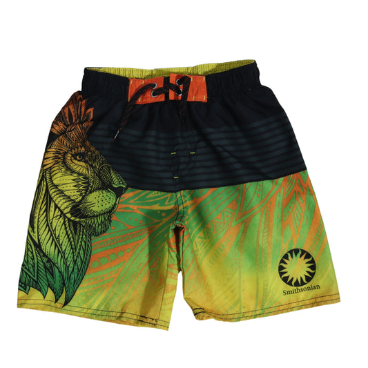 SMITHSONIAN Boys Swimwear XS / Multi-Color SMITHSONIAN - Printed All Over Swimwear