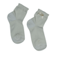 SOCKS LAND Socks 28-30 / Off-White SOCKS LAND - Bow Detail Midi Cut Socks