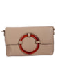 SOLE SOCIETY Women Bags Beige SOLE SOCIETY - Hallie faux leather fold over clutch