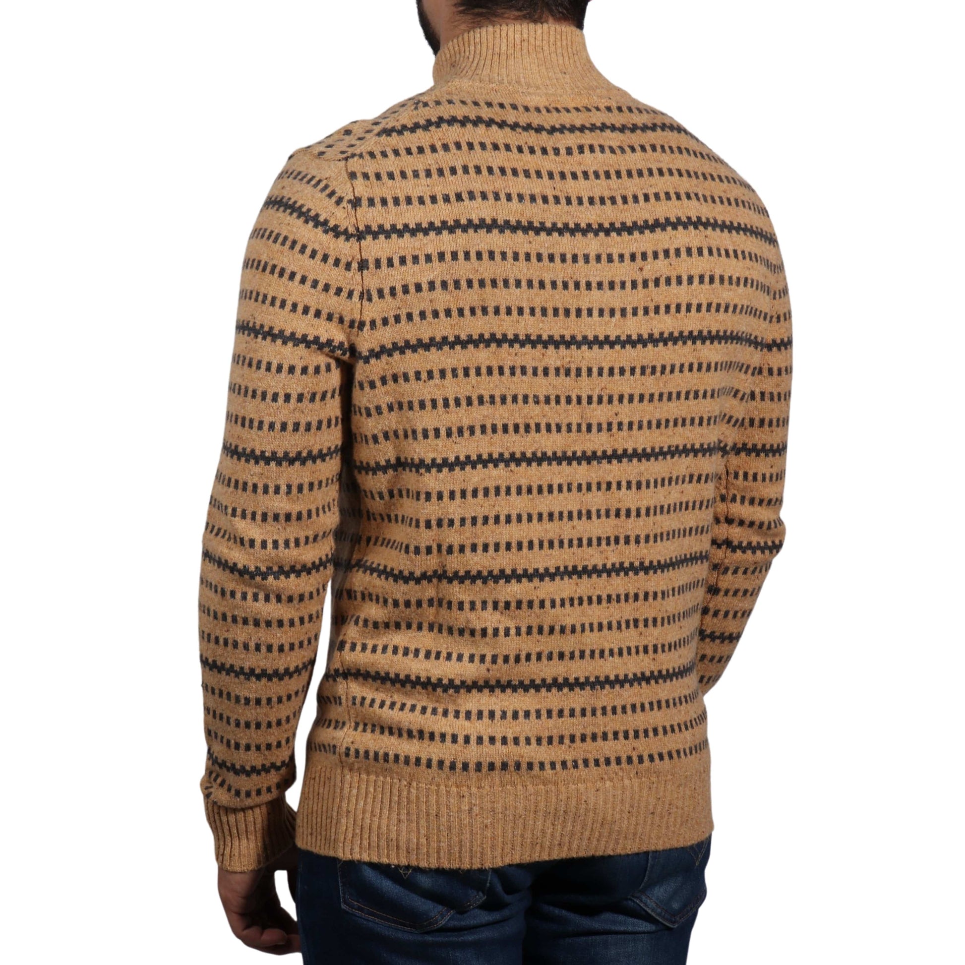 ST.JOHN'S BAY Mens Tops M / Beige ST.JOHN'S BAY - Mock Neck Long Sleeve Pullover Sweater