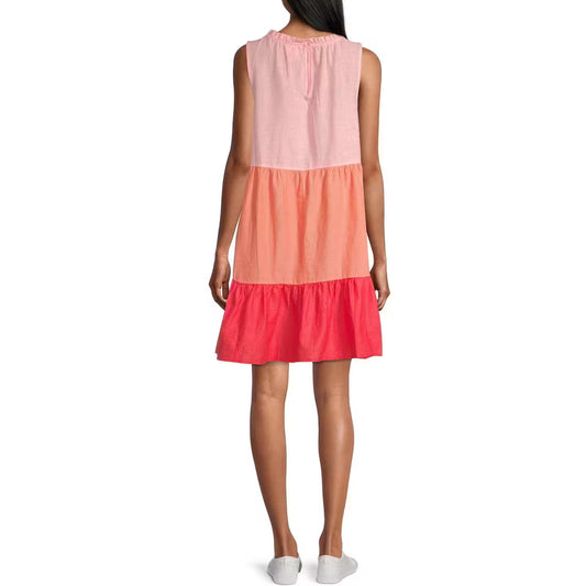 ST.JOHN'S BAY Womens Dress Petite M / Multi-Color ST.JOHN'S BAY - Sleeveless A-Line Dress