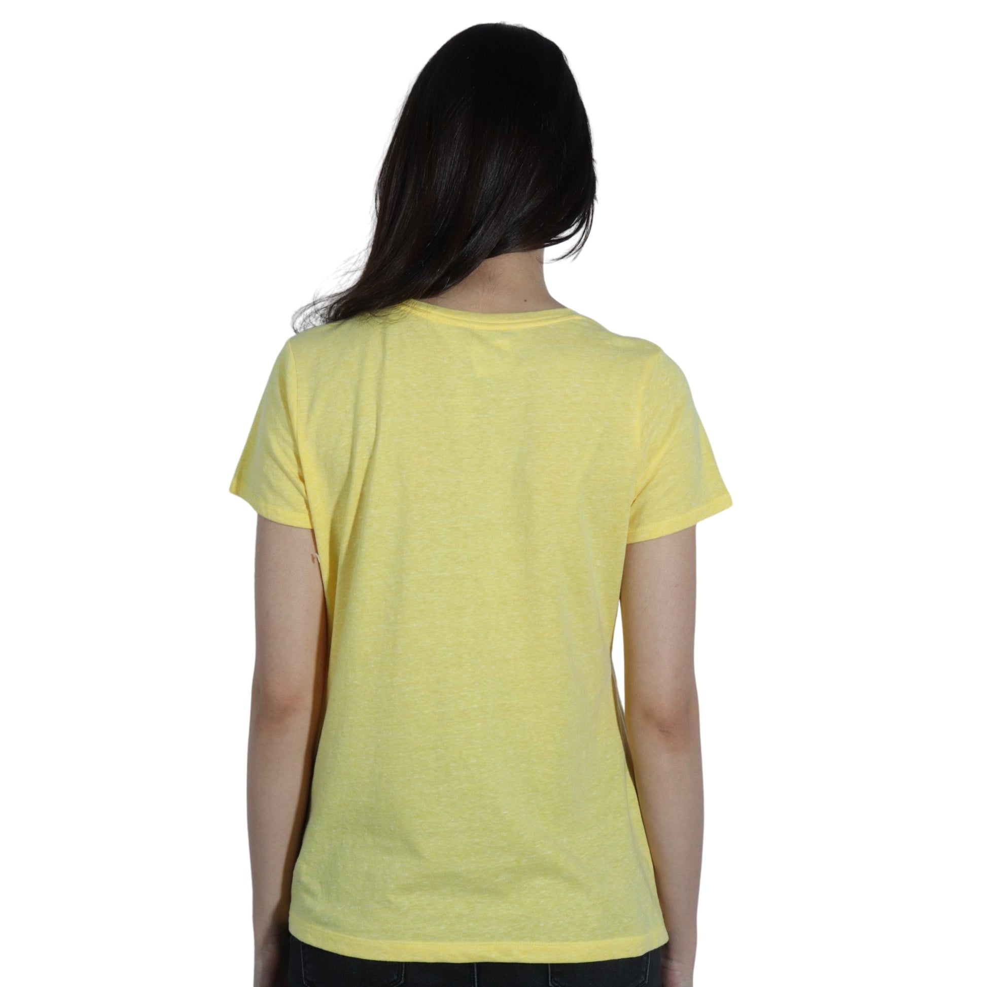 ST.JOHN'S BAY Womens Tops Petite S / Yellow ST.JOHN'S BAY - Crew Neck Short Sleeve T-Shirt