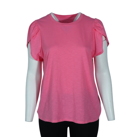 ST.JOHN'S BAY Womens Tops XXL / Pink ST.JOHN'S BAY - Short Sleeve T-Shirt