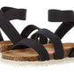 STEVE MADDEN Kids Shoes 28 / Black STEVE MADDEN -  Elastic Strap Fashion Sandals