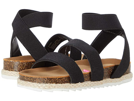 STEVE MADDEN Kids Shoes 28 / Black STEVE MADDEN -  Elastic Strap Fashion Sandals