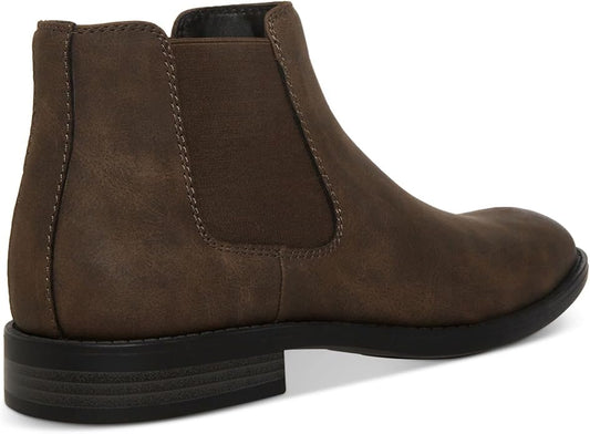 STEVE MADDEN Mens Shoes 42 / Brown STEVE MADDEN - Cushioned Goring Maxxin Round Toe Boots