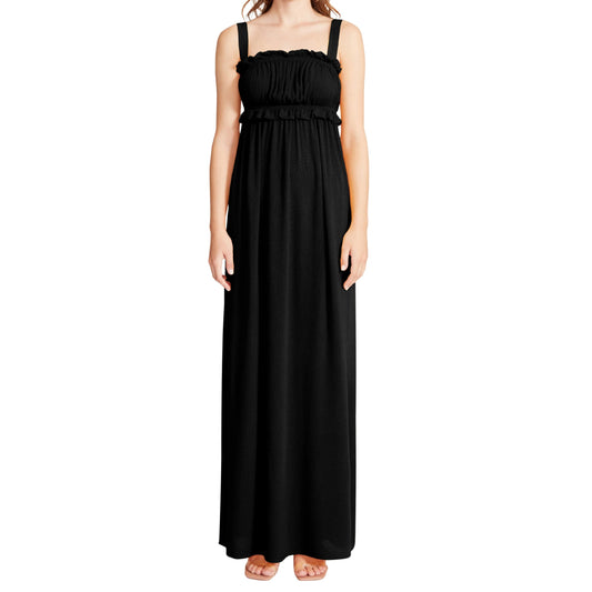 STEVE MADDEN Womens Dress S / Black STEVE MADDEN - Sleeveless Maxi Dress