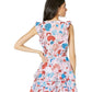 STEVE MADDEN Womens Dress L / Multi-Color STEVE MADDEN -  The Ruffle Dress