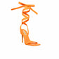 STEVE MADDEN Womens Shoes 37.5 / Orange STEVE MADDEN - Utilize Tie-up Dress Sandals