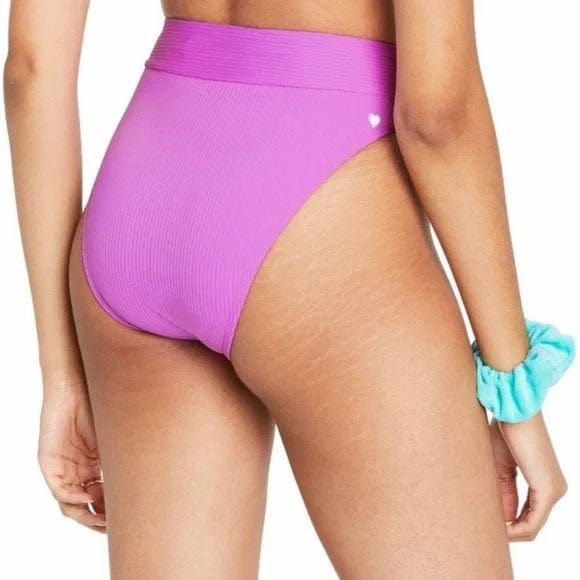STONEY CLOVER Womens Swimwear XS / Purple STONEY CLOVER - Lane High Waisted Ribbed Swimwear