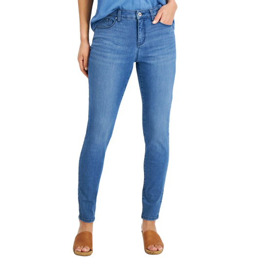 STYLE & CO. Womens Bottoms S / Blue STYLE & CO. - Curvy-Fit Skinny Jeans