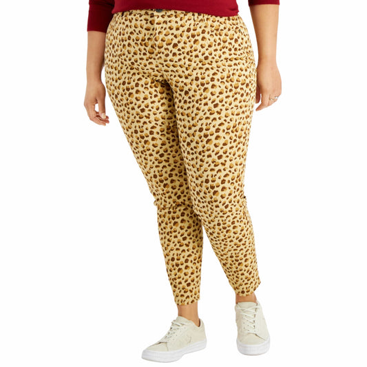 STYLE & CO. Womens Bottoms STYLE & CO. - Curvy-Fit Skinny Printed Pants