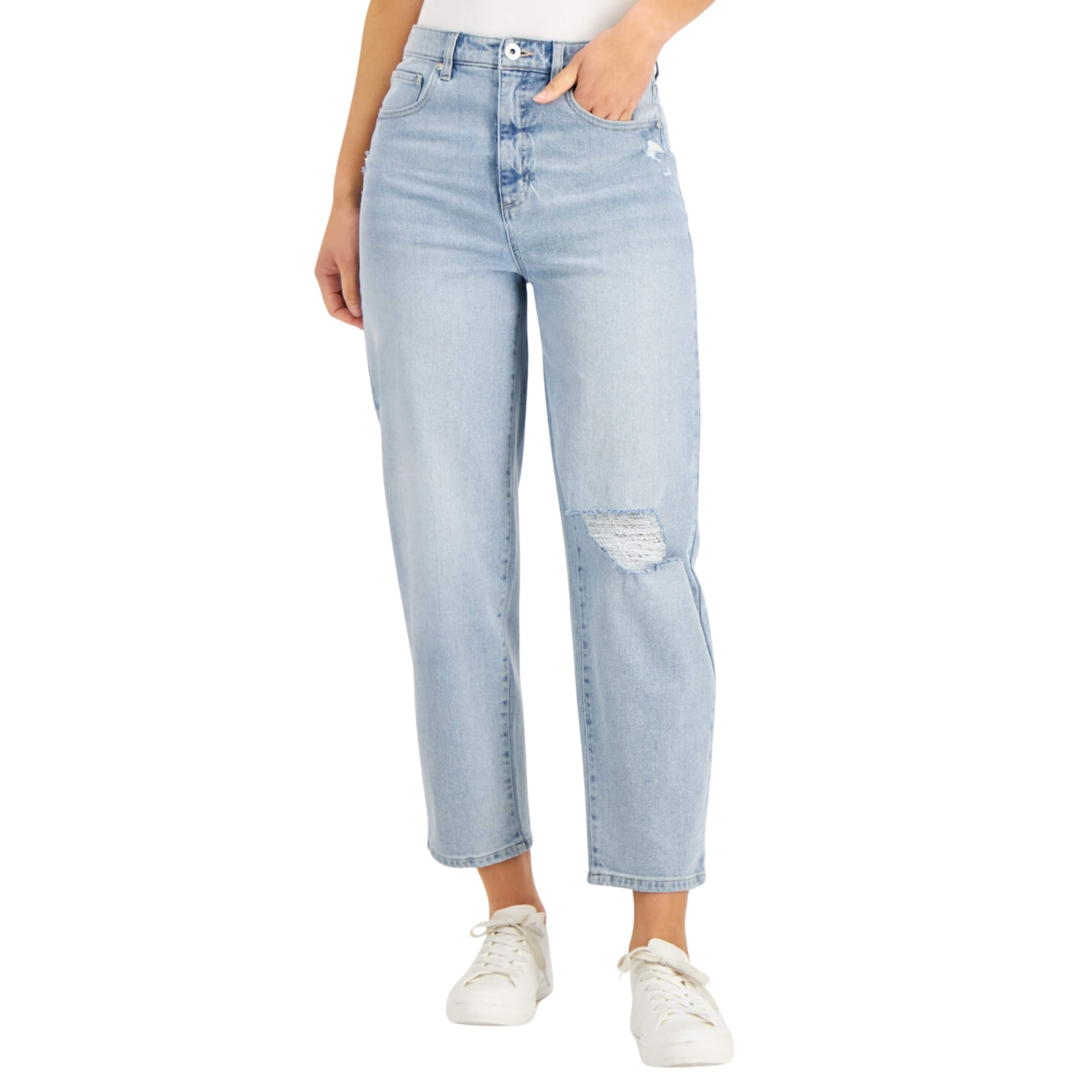 Style & co curvy fashion boyfriend jeans