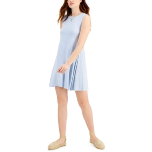 STYLE & CO. Womens Dress Petite M / Blue STYLE & CO. - Sleeveless Mini Dress