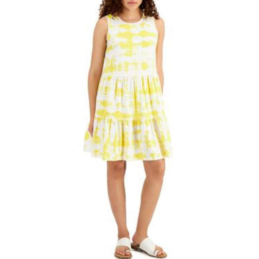 STYLE & CO. Womens Dress Petite L / Multi-Color STYLE & CO. -  Tiered Dress
