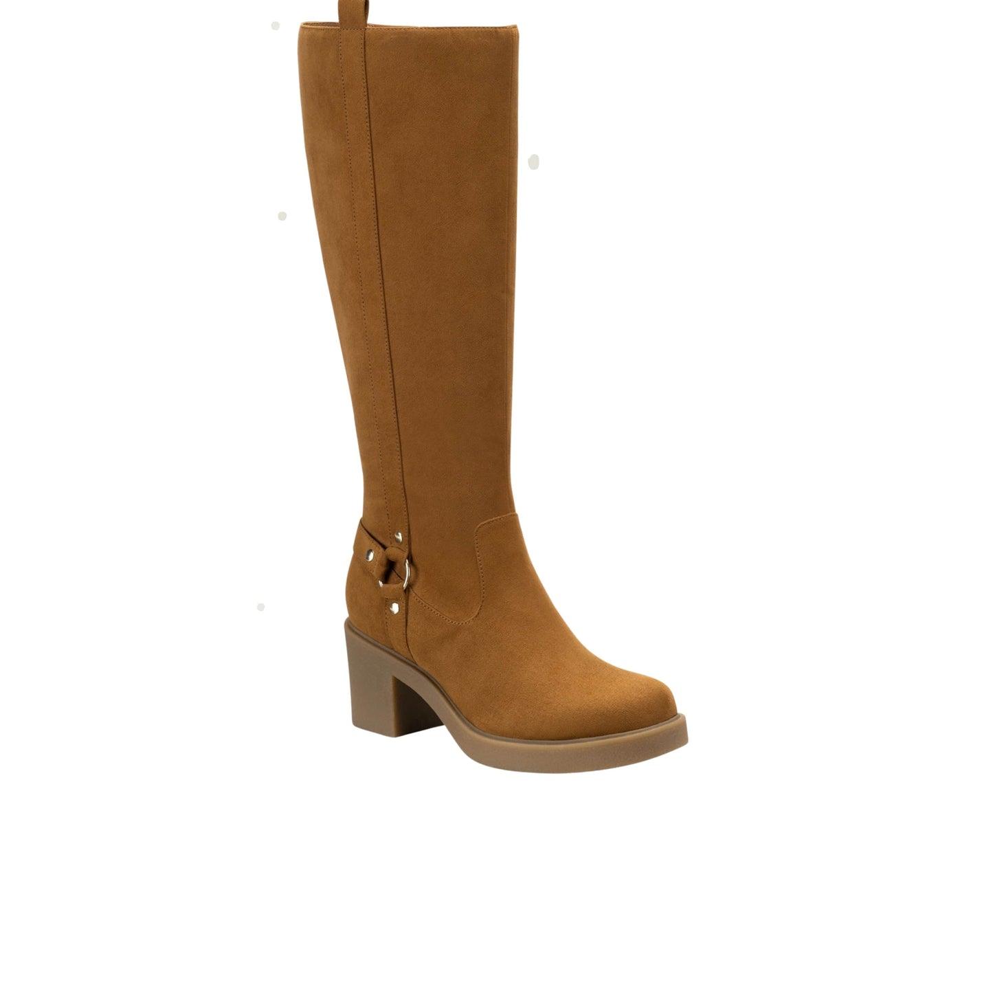 STYLE & CO. Womens Shoes 40.5 / Brown STYLE & CO. -  Brettaa Womens Faux Suede Round Toe Knee-High Boots