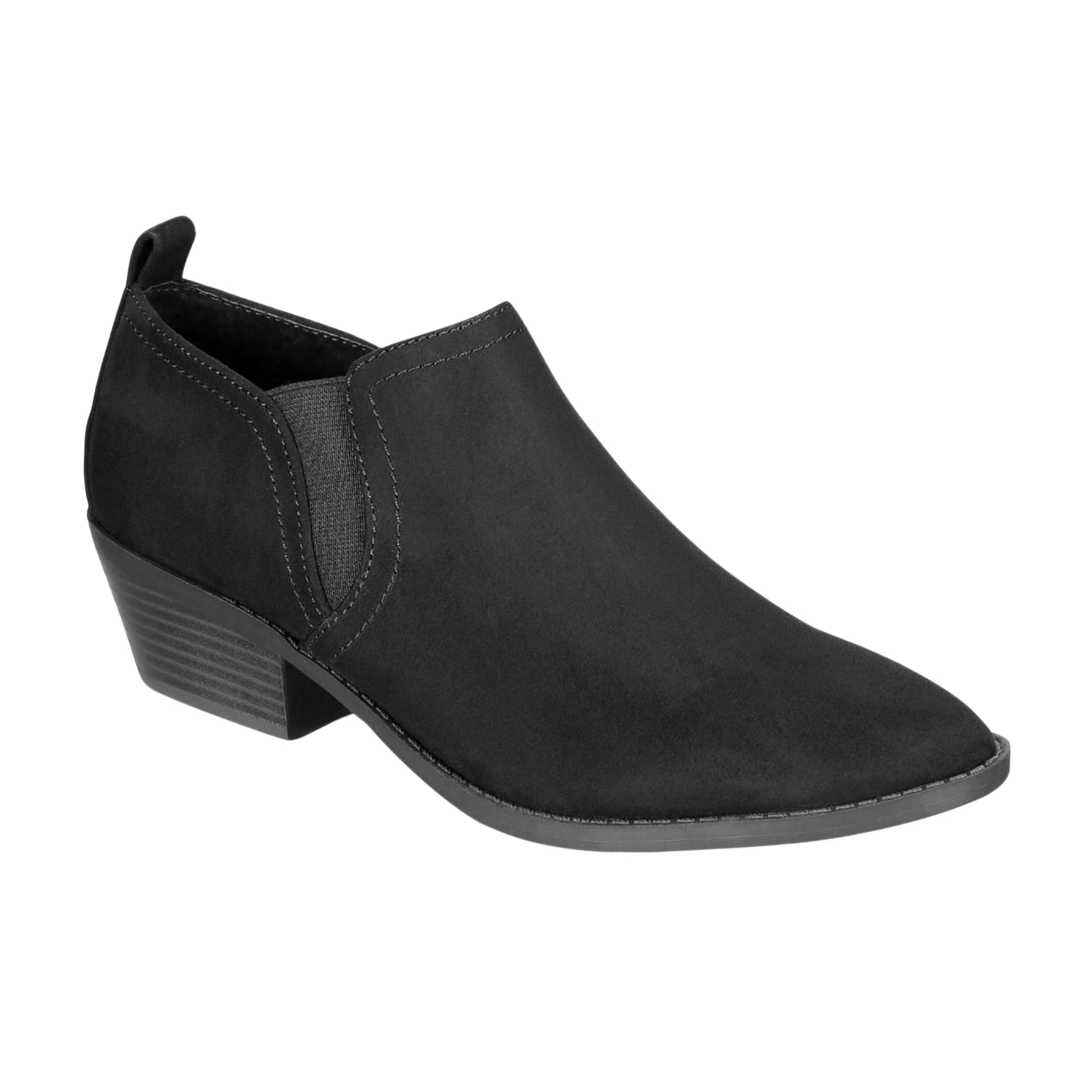 STYLE & CO. Womens Shoes 40.5 / Black STYLE & CO. - Raniaa Faux Suede Ankle Block Heels