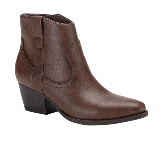 STYLE & CO. Womens Shoes 36.5 / Brown STYLE & CO. -  SHORT DRESSY Booties